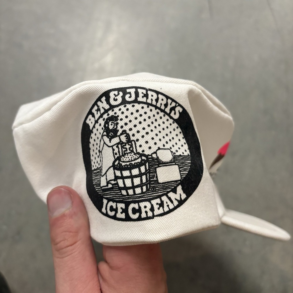 Vintage Ben & Jerry's Vermont's Finest Painters Cap Made in the USA - Picture 6 of 9